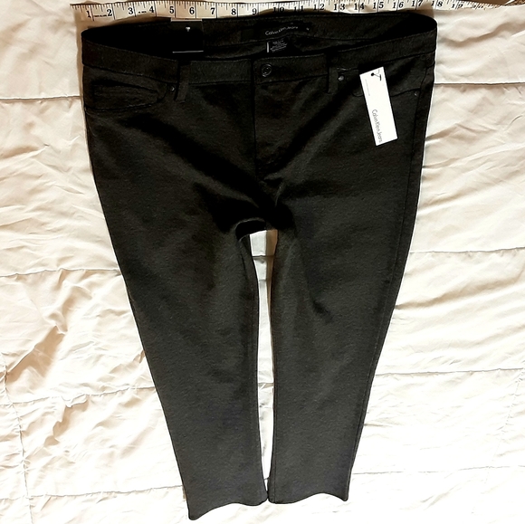 Calvin Klein Pants Size 14 Stretch Trouser NWT - Picture 3 of 9